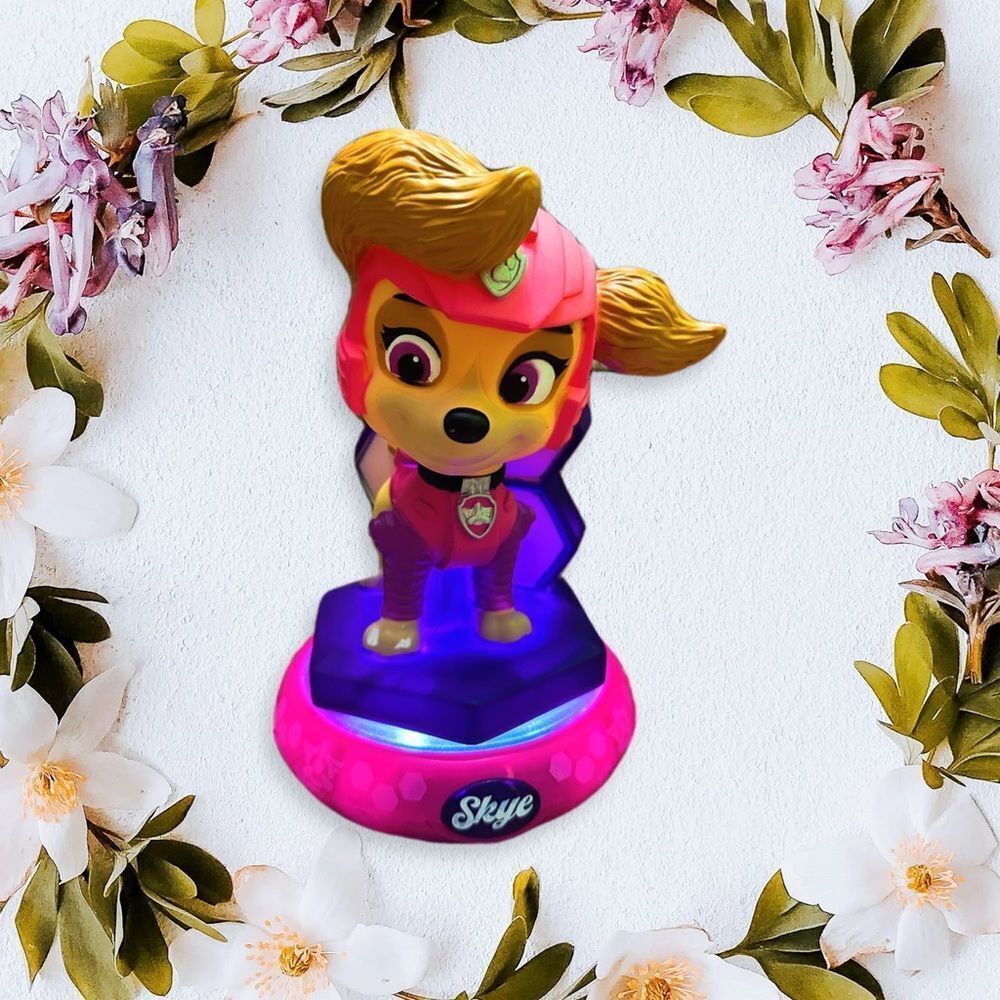 Skye Paw Patrol Pink Night Light